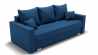Диван Олимп-1 ПБ (ЗР) Цвет фасада: Синий; Тип: Прямой; Материал фасада: Металл/Велюр_888151