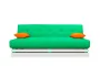 Диван MANGO 1 (2 категория) Зеленый Оранжевый_146497