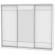 Шкаф-купе B-220х270х60-3(Белый-D7D8D7)_359140