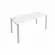 Стол письменный METAL SYSTEM Б.СП-4 Белый/Серый_237375