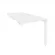 Стол-приставка двойной на П-образном м/к к опорным элем. ONIX O.MP-D.SPR-0.8 Белый Бриллиант_240996