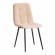 Стул CHILLY MAX Велюр/металл , 45 х 54 х 90 см , бежевый/черный_377849