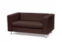 Диван Алекто двухместный Consul Chocolate (кожа)_167599