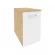 Тумба низкая выдвижная приставная / опорная ONIX O.VTPO-1.7 Тиквуд Светлый/Белый_253361