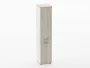 Шкаф 4 узкий закрытый Deka 10.19.15Л Дуб Сантана светлый/Белый_91913