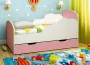 Кровать детская ОБЛАКА №1 700*1400 Белый/Желтый_201509