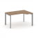 Стайл Проджект Стол рабочий эргономичный SN-59P.SPA-011(R) Дуб Табак/Металл Серый/Серебро Заглушка 1 _3809380